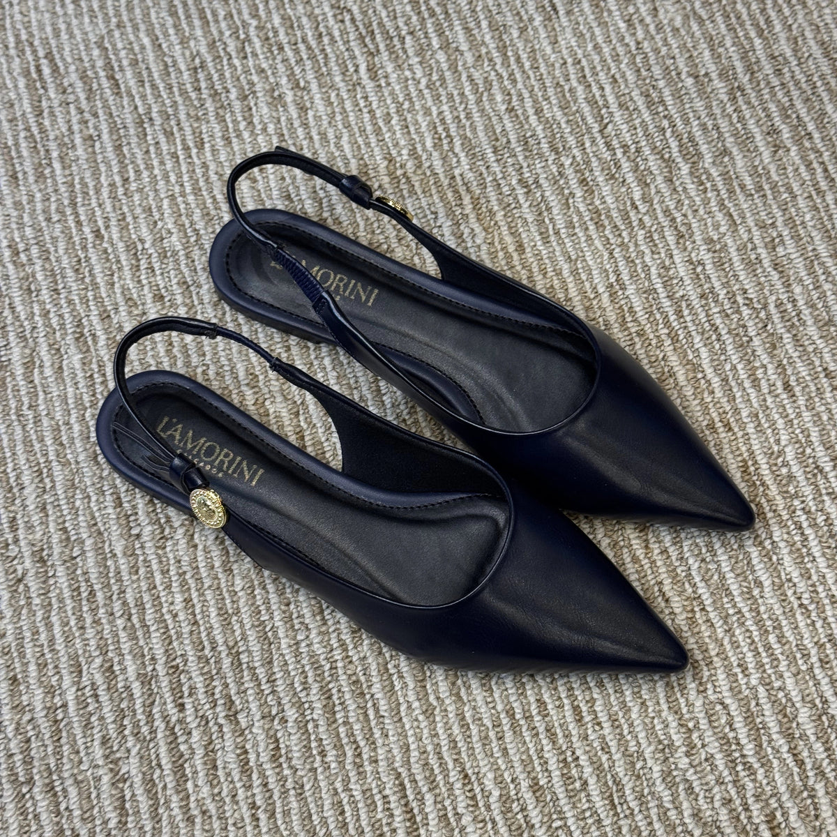 SLINGBACK RASTEIRA DETALHE LATERAL MOEDA - INDIGO