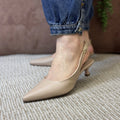SLINGBACK BÁSICO SALTO TAÇA - COGUMELO